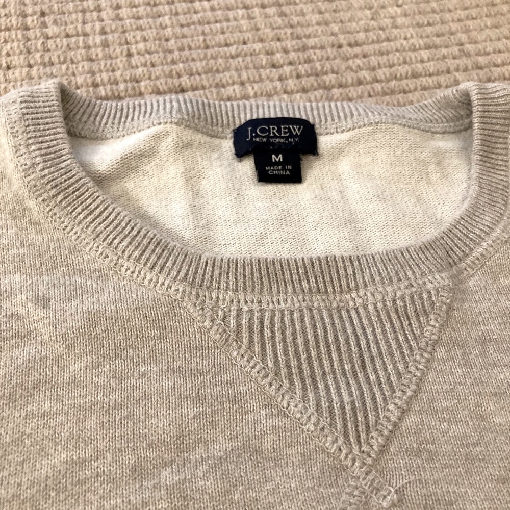 J.crew cotton crewneck medium